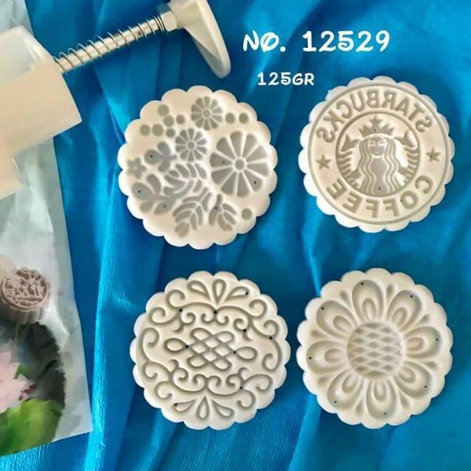HARGA DISC - Cetakan Kue Bulan Mooncake Starbucks CM12529