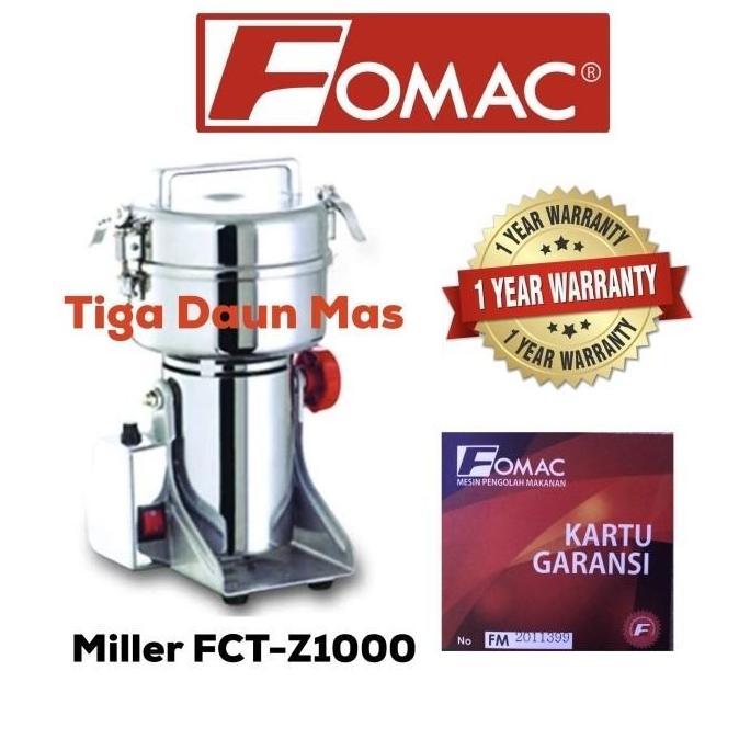 BEBAS ONGKIR - Mesin penepung Bahan Baku Kering Fomac FCT-Z1000 / Miller FCT-Z1000