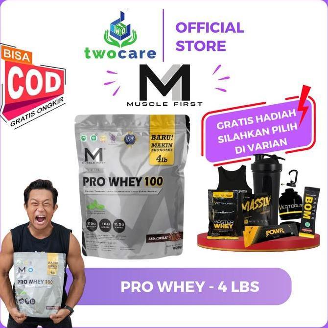 Muscle First Pro Whey 100 4Lbs 1,8Kg M1 Pro Whey Protein