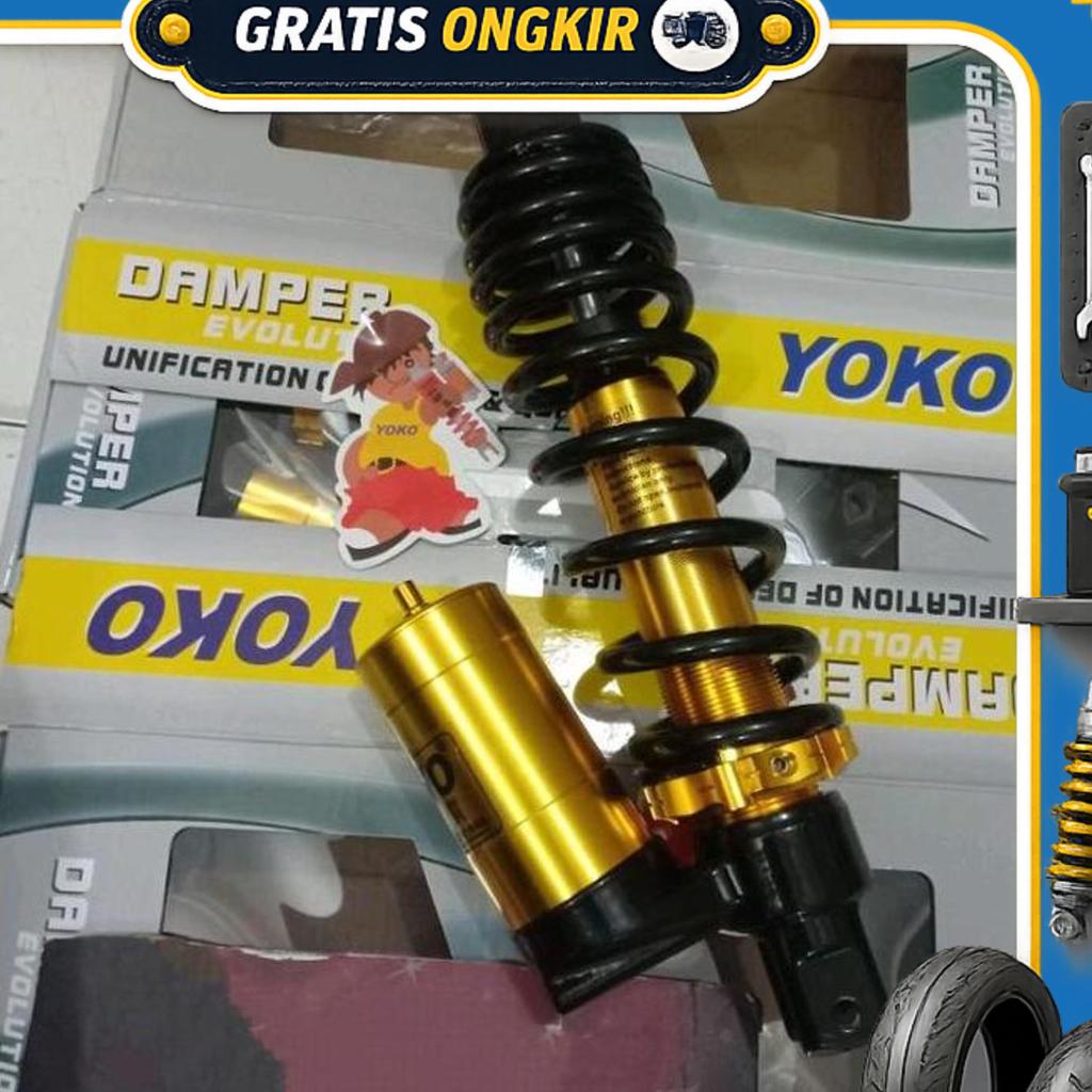 Shockbeker Shockbreaker Shock Absorbers Tabung Bawah Yoko Motor Matic Beat Vario110 Scoopy Genio Spa