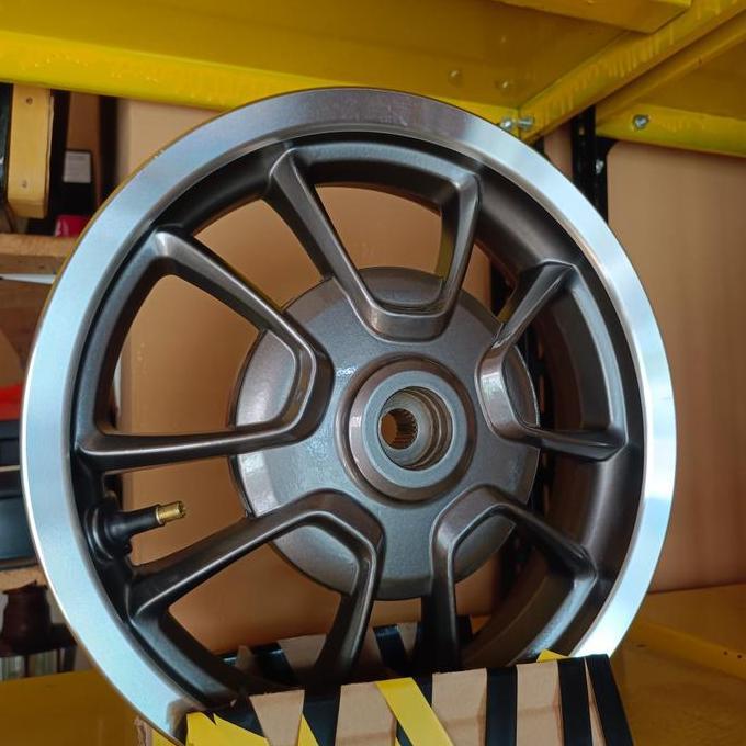 velg vespa yacht ring 12" - original gun metalik