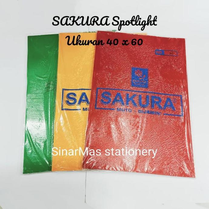 Handx- Kertas Cover Jilid Foil Sakura / Kertas Spotlht Foil & Laminating