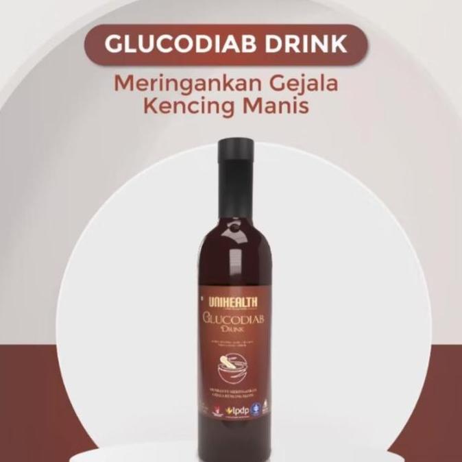Glucodiab Drink Unihealth 350Ml Extract Kumis Kucing