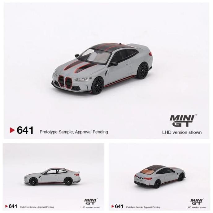 margaretacv / MiniGT 641 BMW M4 CSL Frozen Brooklyn Grey Metallic MGT Diecast Diskon