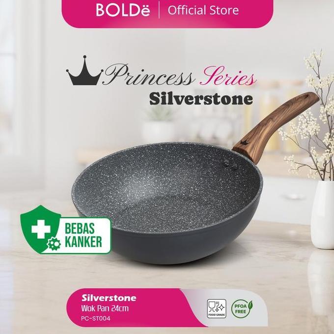 Princess Silverstone Wok Pan 24cm