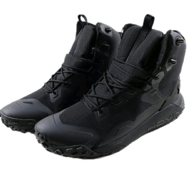 Sepatu Tactical, Hiking, Sneaker Hovr Dawn Project Full Black Outdoor Wanita