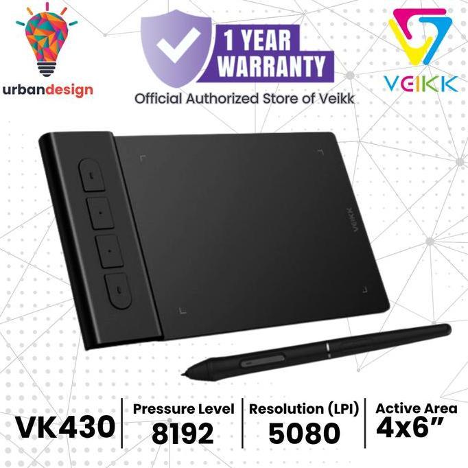 PROMO / Drawing Tablet VEIKK VK430 Digital Tablet OSU Alt S640 VK640 A30
