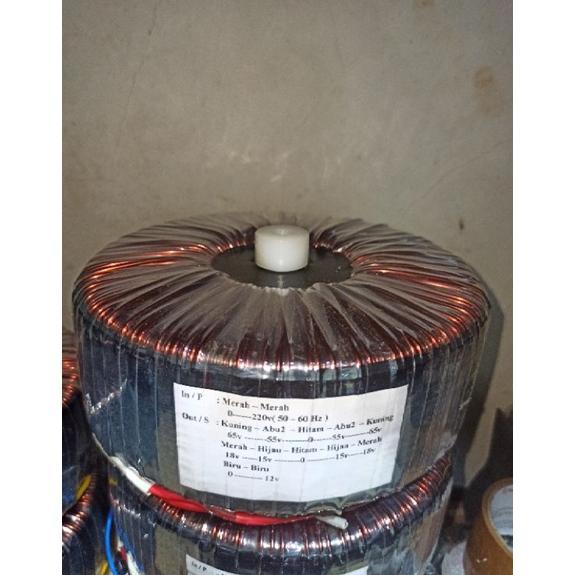 trafo toroid donat 20a ct65v..55v murni