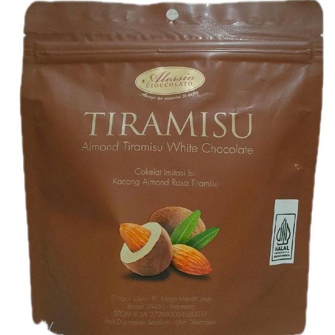 Alessio Tiramisu Chocolate Almond/Coklat Tiramisu Kacang Almond 180 gr