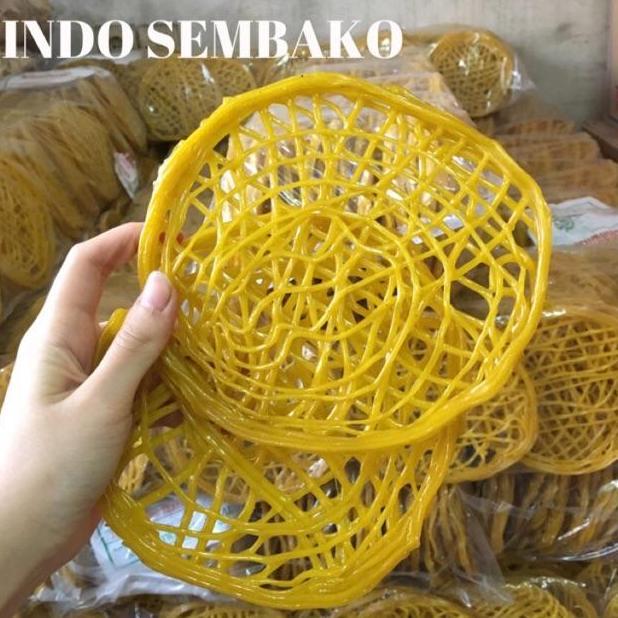Kerupuk Mie Besar Kuning / Kerupuk Asinan 5kg MS