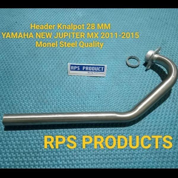 Leher Knalpot Bore Up 28 Mm Yamaha Jupiter Mx New 2011 2015 Monel Steel Quality Full Bending