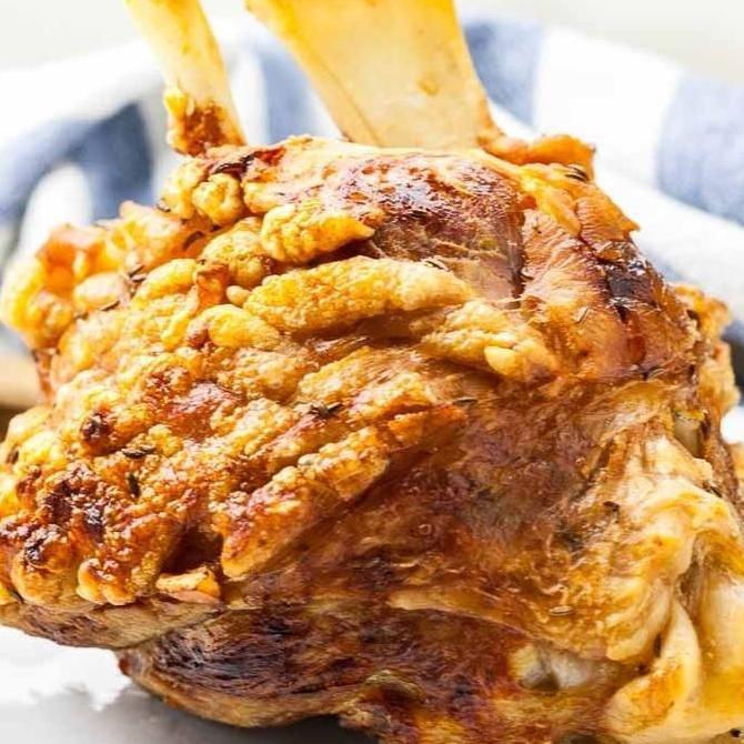roasted pork knuckle