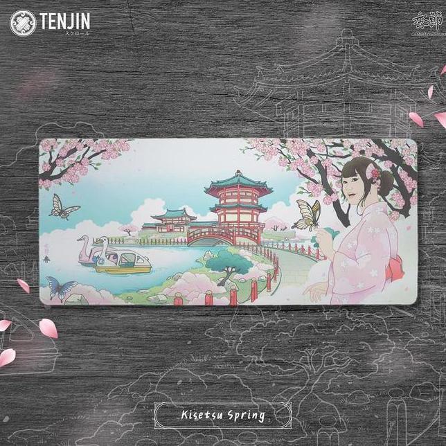 Tenjin Scrollworks Kisetsu Spring Deskmat