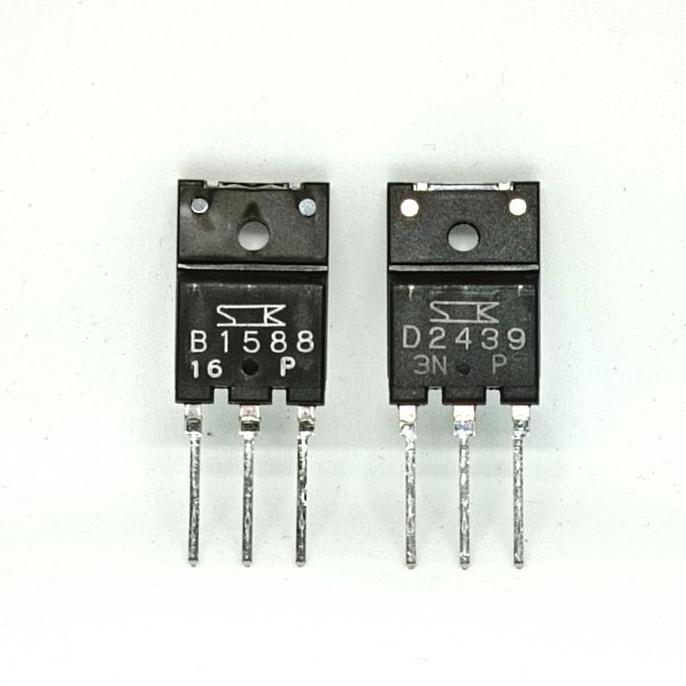 1SET 2SB1588 B1588 B 1588 2SD2439 D2439 D 2439 DARLINGTON SANKEN ORI TKEDRO