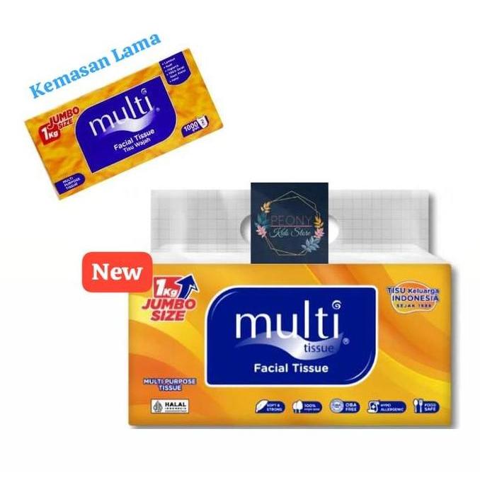Tissue multi 1000gr / tisu facial multi 1kg/ tisue wajah serbaguna kiloan/ tisu 1 kg