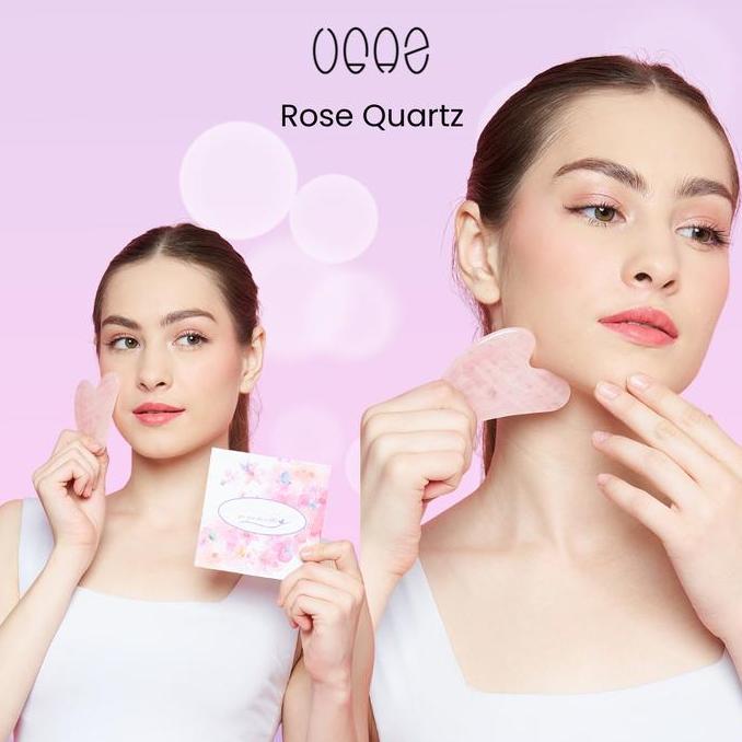 NEW Gua Sha Wajah - Guasha Original Batu Asli bentuk Finger - Guasha Alat Pijat untuk Mengencangkan 