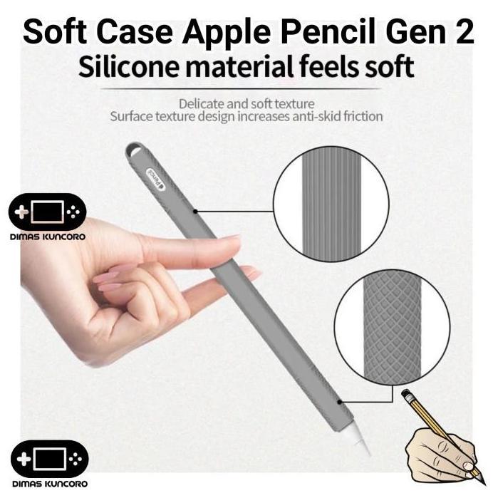 Soft Case Apple Pencil Gen 2 silicone silicon casing protector gen 2 ipad pro air mini 11 12.9 inch