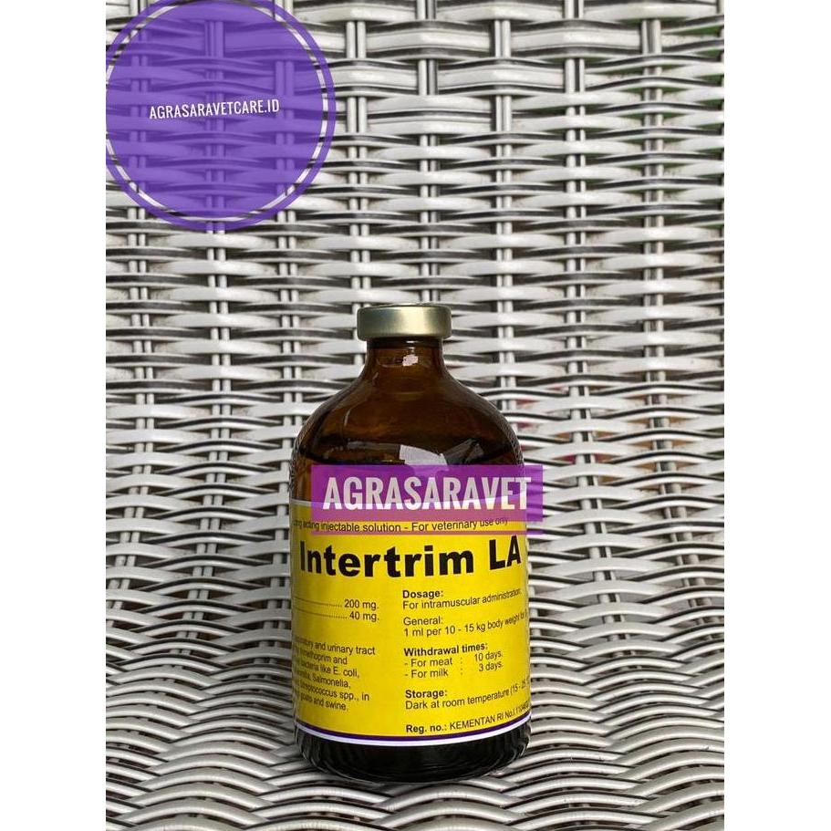 INTERTRIM LA 100 ML (TRIMESULF) -OBAT PENCERNAAN sapi kambing babi