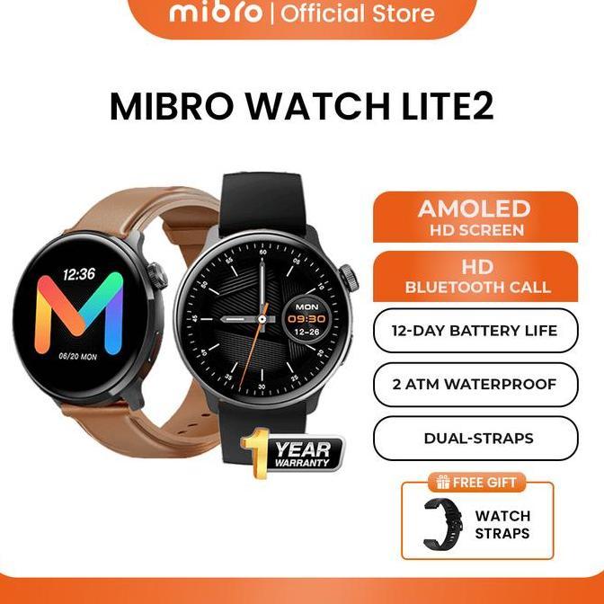 Mibro Official Lite 2 AMOLED Smartwatch Sport Bluetooth