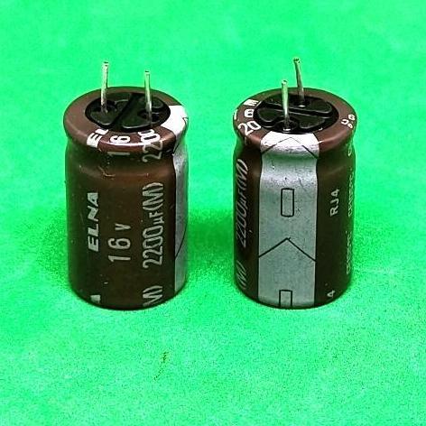 ELCO 2200UF 16V ELNA JAPAN ORIGINAL TKEDRO