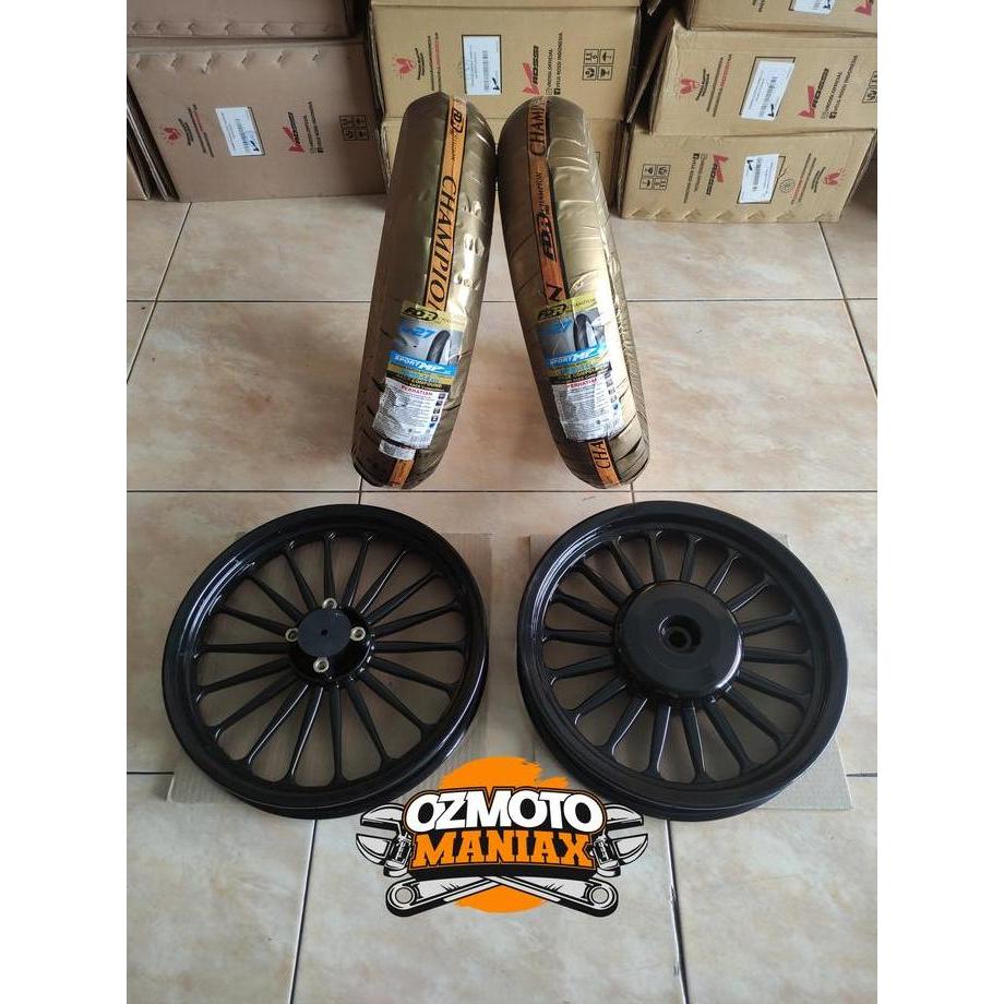 Terlaris Wheel Set Velg Vrossi Venom Galaxy 2 + Ban Fdr Mp27 (Motif Daytona)