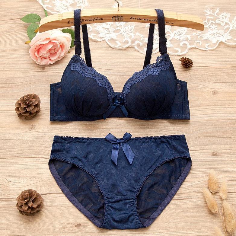 Hot Set Bra / Bh Cewek Wanita Import Korea Seksi Renda Kr014 Premium Sangat Elegant Dan Nyaman Dipak