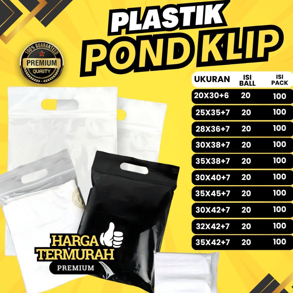 Plastik Klip Pond Oval Warna /Plastik Packing Handle Ziplock Pond / Plastik Klip Kemasan Tebal