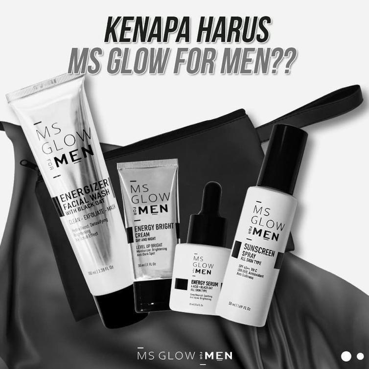 Ms Glow Men Paket Lengkap Skincare Untuk Pria