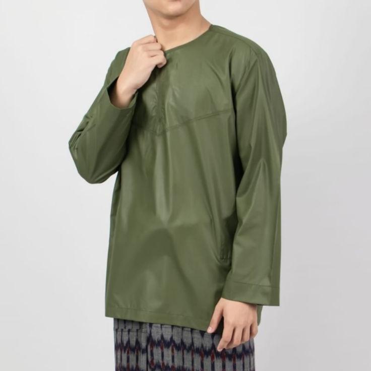 Baju Koko Uje | Koko Abu Dhabi Alfa Rayhan Original / Baju Koko Tanpa Kerah / Taqwa Mesir