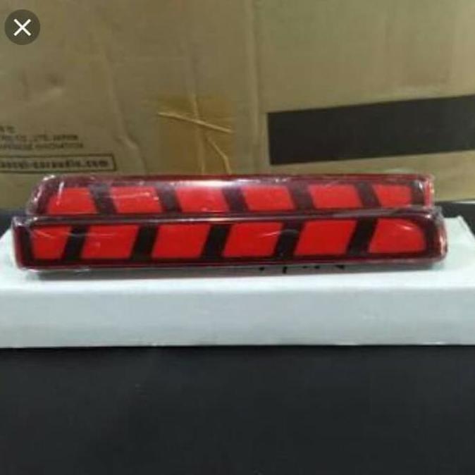 cvrewango / Lampu LED reflektor bemper belakang Ayla 2017 Diskon