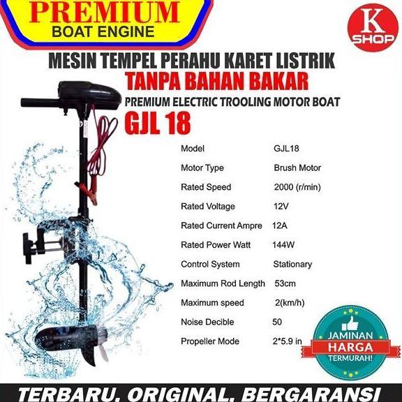 Terlaris Mesin Tempel Elektrik / Mesin Tempel Perahu / Electric Outboard Motor