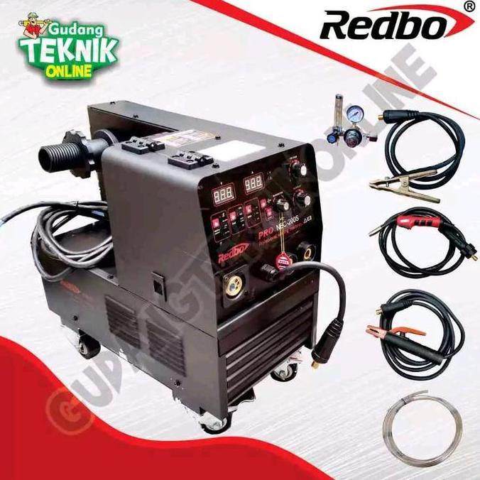 Terlaris Mesin Las Mig 15Kg Nbc-200S Redbo Pro / Mesin Las Listrik Mig Mma Nbc 200S - Mesin Travo Tr