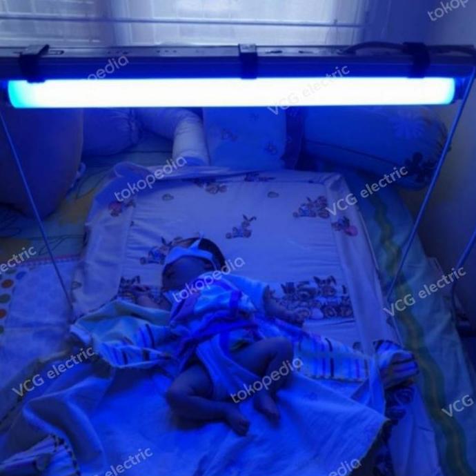 Lampu TL baby kuning komplit set TL 20/52