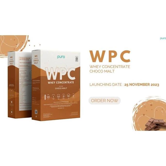 Puro Wpro Whey Protein 300 Gram Bpom Dan Halal