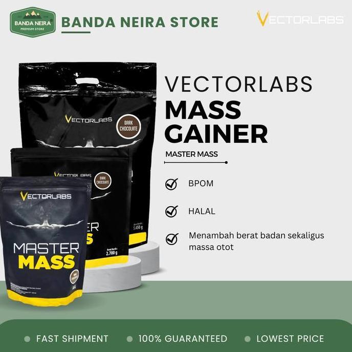Vectorlabs Master Mass Mastermass Gainer Protein | 2 - 12 Lbs | 900 - 5.450 Gram