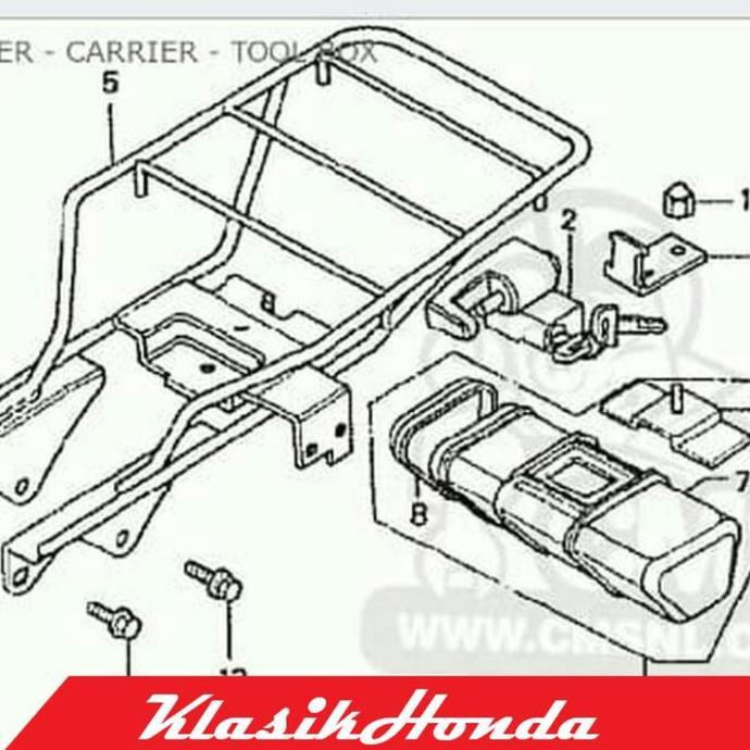 Box Tool Kit Honda Monkey / Gorilla