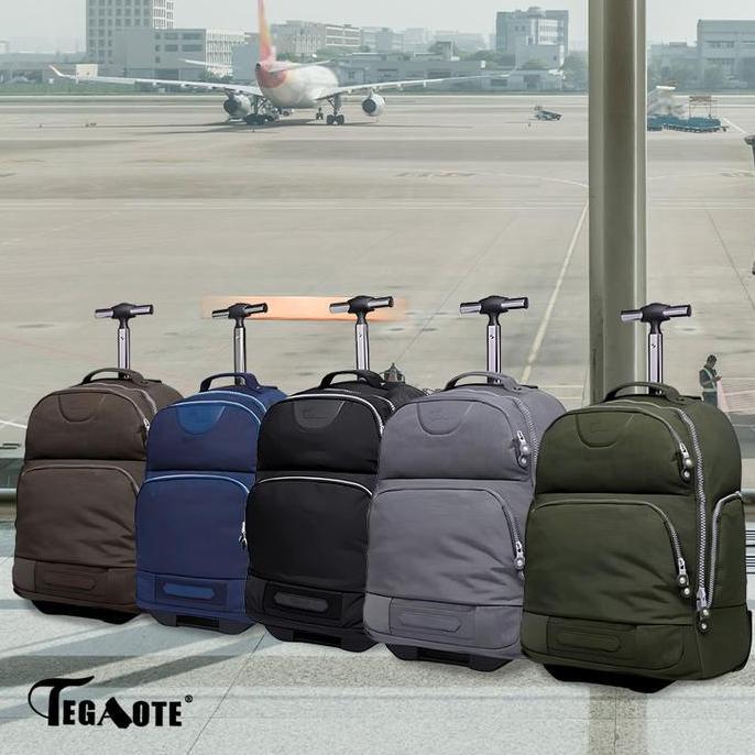 PARKSON Tas Ransel Koper Troli 18 Inch Trolley Traveling 2 Roda Premium Waterproof Ringan 2,5kg Mate