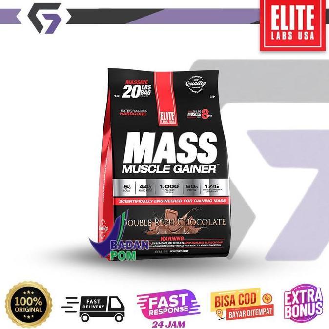 Elite Labs Mass Muscle Gainer 20 Lbs Elitelabs