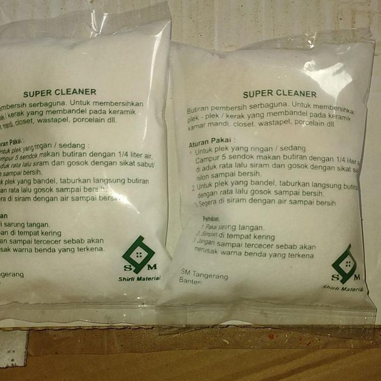 SUPER CLINER/BUBUK PEMBERSIH KERAMIK KAMAR MANDI / PEMBERSIH KERAMIK KAMAR MANDI