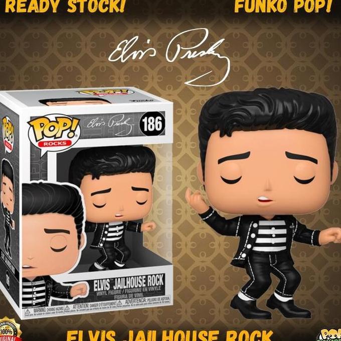 Funko POP Rocks - Elvis Presley - Elvis Presley Jailhouse Rock #186