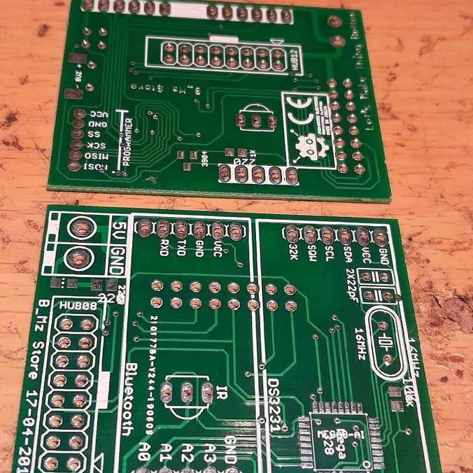 PCB ARDUINO ATMEGA328 ATMEGA 328 RTC BLUETOOTH P10 HUB8 HUB-08 HUB-12 HUB12 JWS CLOCK SAF12