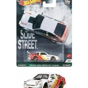 TOYOTA AE86 SPRINTER TRUENO SLIDE STREET HOTWHEELS DIECAST HOT WHEELS