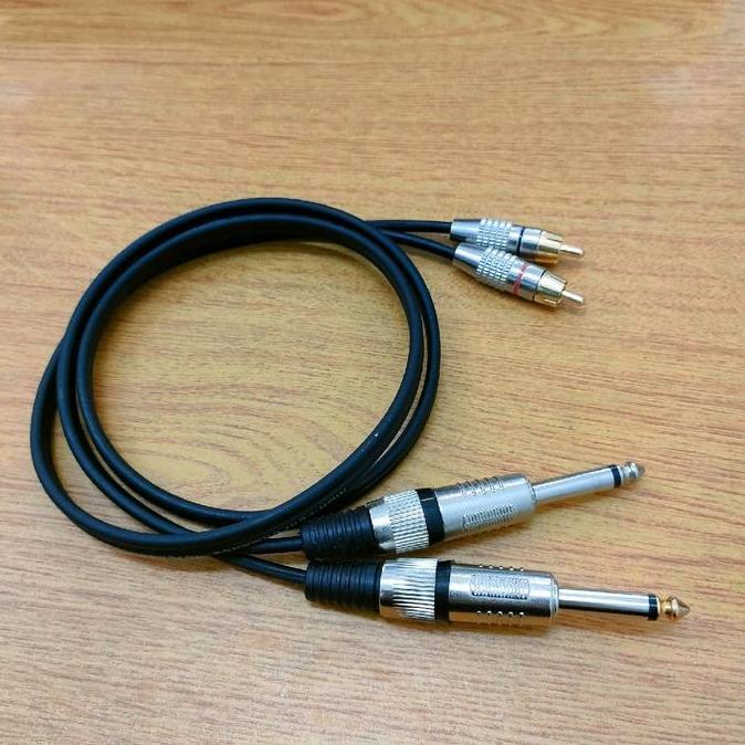 Serdapratama - Kabel Audio Mixer Jack Akai To Rca / Kabel Audio Jack Rca To Jack Akai