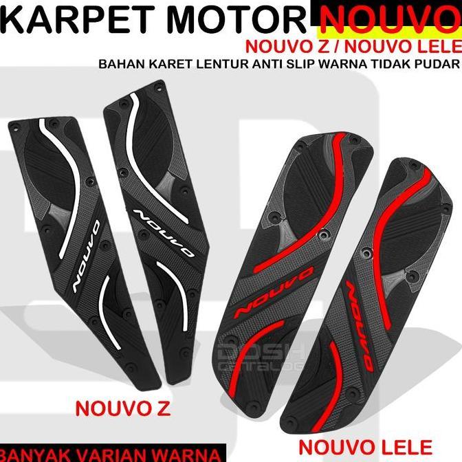 Karpet Motor Nouvo Z Karpet Motor Nouvo Lele Aksesoris Motor Nouvo Bahan Karet Premium Anti Slip