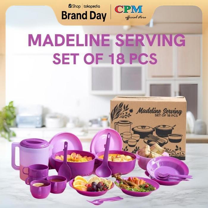 Madeline Serving Set Of 18 pcs RANDOM