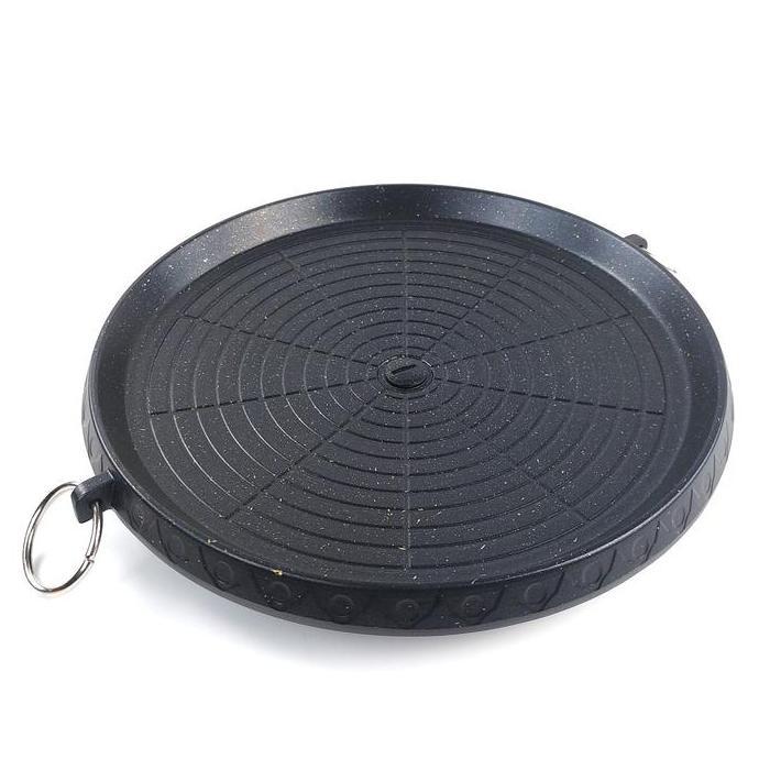 Panggangan Bbq Grill Pan Bulat Anti Lengket Tebal Allshop