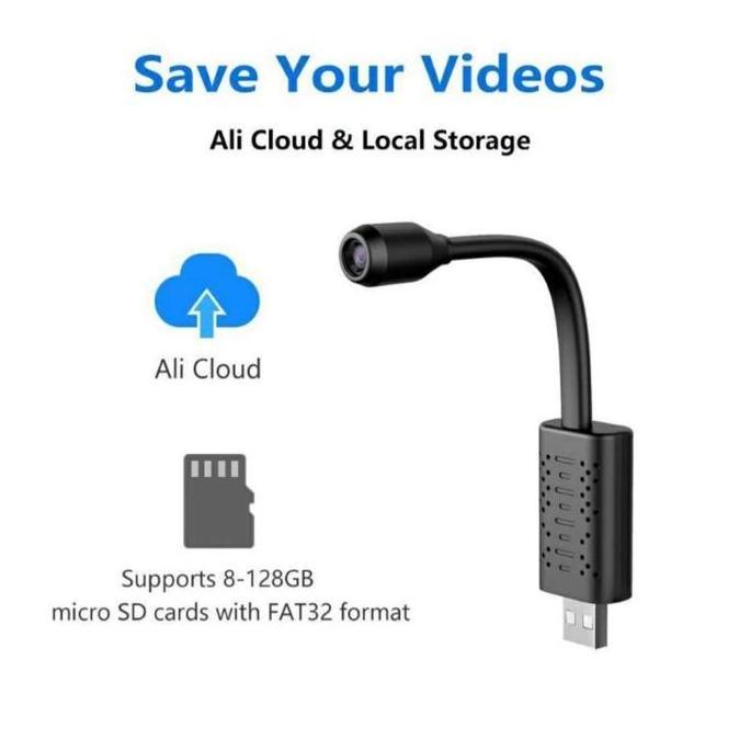 PAKET LENGKAP CCTV V380Pro USB CAM PLUS MEMORY CARD / CCTV USB/ USB CAMERA kamera Smart Wireless Wif