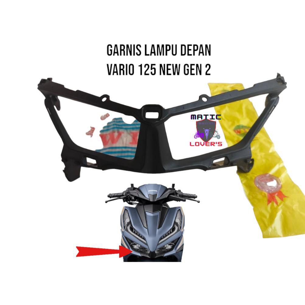 GARNISH FRONT GARNISH LAMPU DEPAN VARIO 125 NEW 2022 SD 2024 K2V GEN 2 MERK WIN