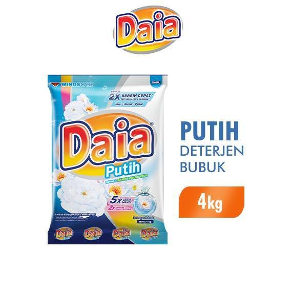Daia Deterjen Bubuk Putih 4 kg