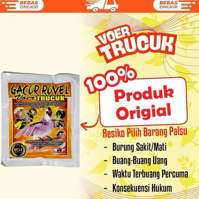 Voer Trucuk Makanan Pakan Pur Burung Trucukan Allshop